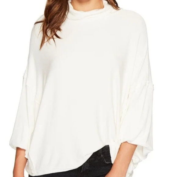 Free People Batwing Turtleneck Top - Picture 2 of 5